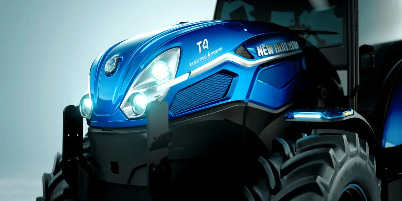 New Holland T4 electric Tractor